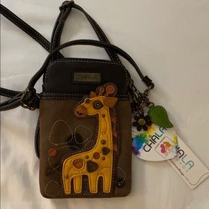 Chala crossbody giraffe cell phone bag